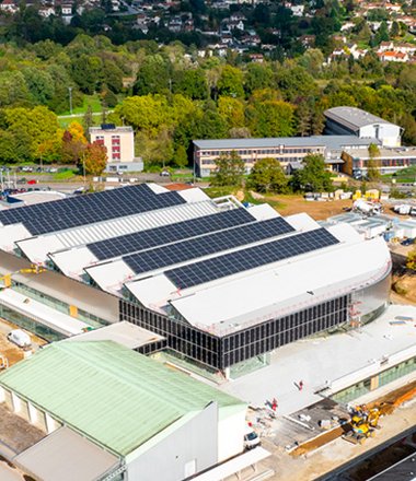 Visuel stade d'athlétisme couvert CHÉOPS87